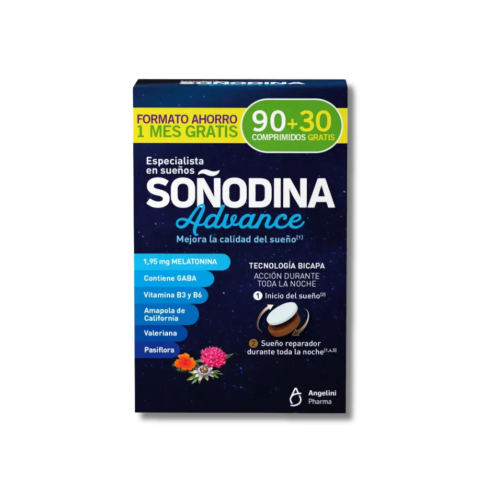 SOÑODINA ADVANCE 90 COMPRIMIDOS  30 COMPRIMIDOS GRATIS