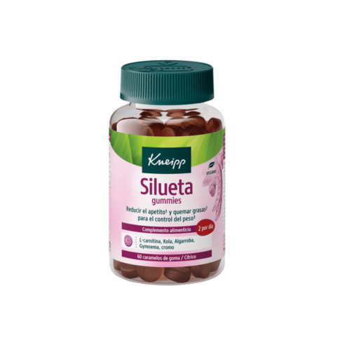 KNEIPP SILUETA GUMMIES  60 CARAMELOS DE GOMA SABOR PIÑA