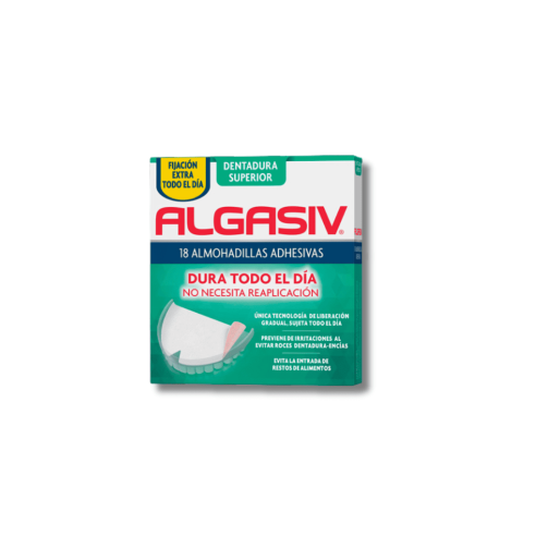 ALGASIV ALMOHADILLAS ADHESIVAS PROTESIS 18 U SUPERIOR