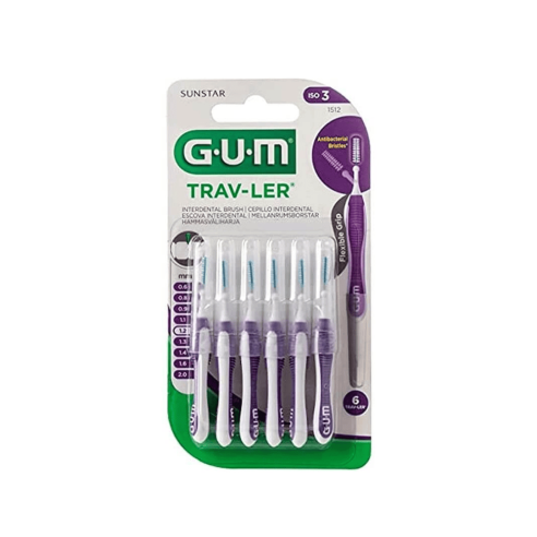 GUM CEPILLO INTERDENTAL VIAJE 1512 TRAV-LER EXTRAFINO 1.2 MM