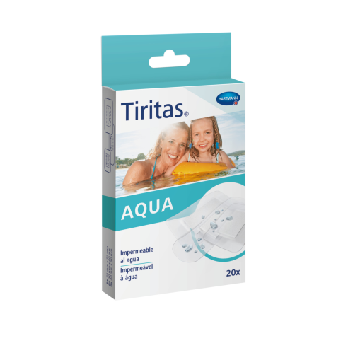 TIRITAS AQUA APOSITO ADHESIVO 3 TAMAÑOS 20 U